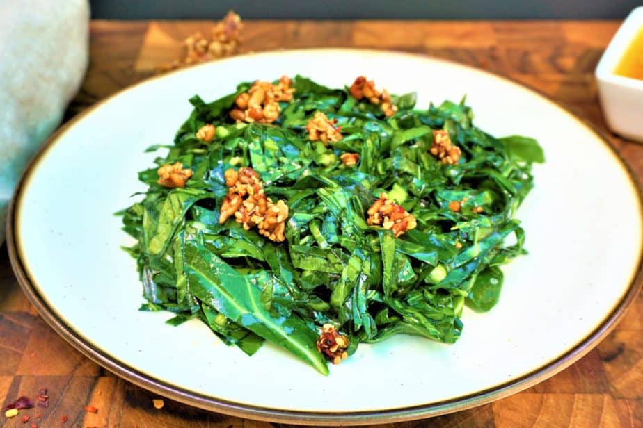 How to Prepare Raw Collard Greens for Salad Making - That Salad Lady